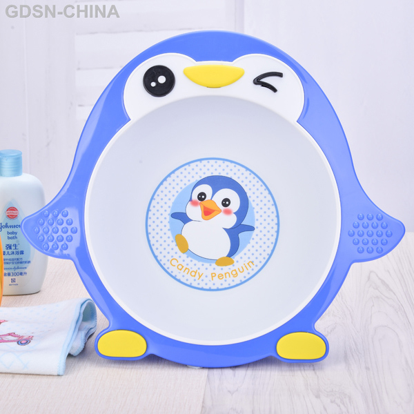 青蛙嘟迪可愛企鵝雙層保溫盆(藍色)