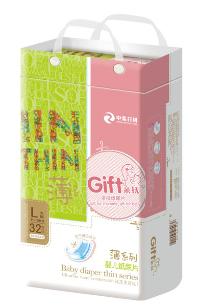 親撫薄款嬰兒紙尿片L碼32片