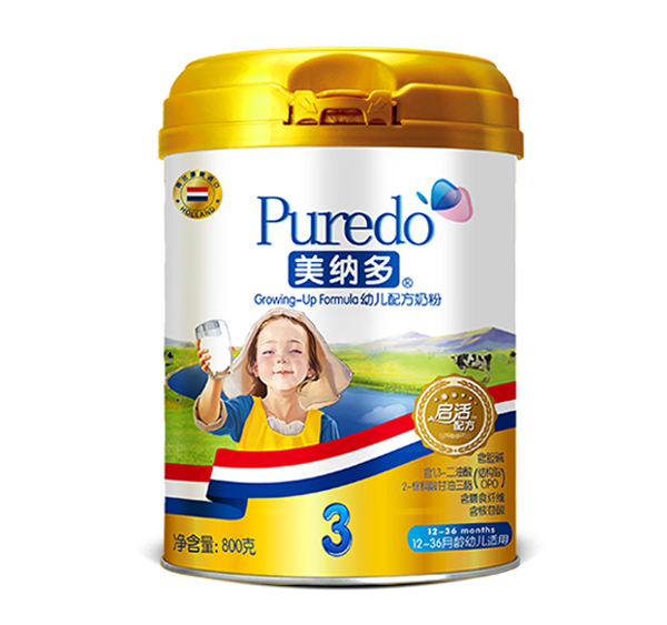 美納多啟活幼兒配方奶粉三段