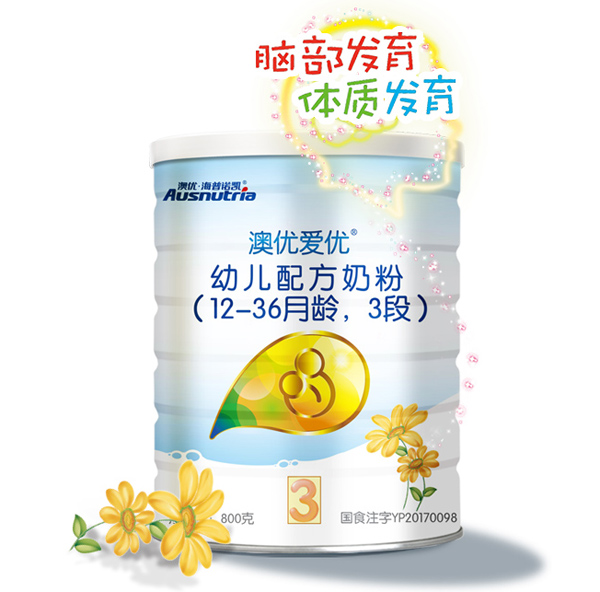 澳優(yōu)愛優(yōu)嬰幼兒配方奶粉3段