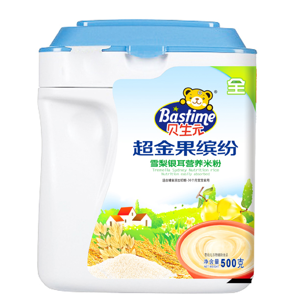 貝生元超金果繽紛雪梨銀耳營養(yǎng)米粉聽裝