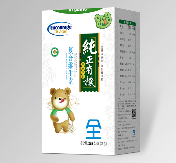 貝之翼復(fù)合維生素純有機(jī)米粉-盒裝