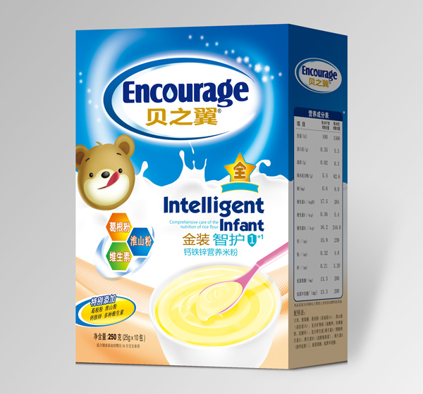 貝之翼金裝智護(hù)1+1鈣鐵鋅營(yíng)養(yǎng)米粉