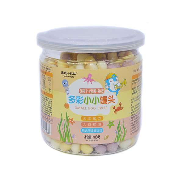 海底小縱隊(duì)多彩小小饅頭胡蘿卜+紫薯+特濃