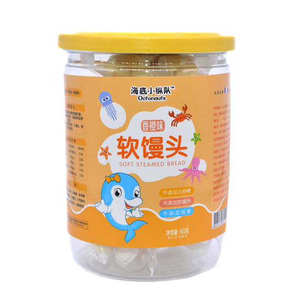 海底小縱隊(duì)軟饅頭香橙味