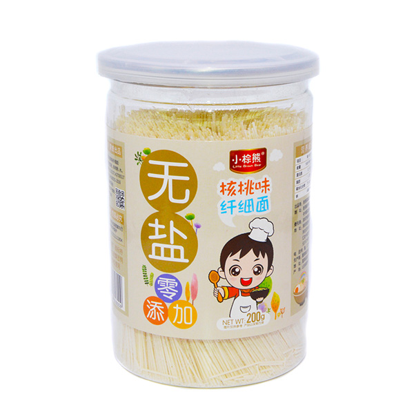 小棕熊無鹽纖細面核桃味