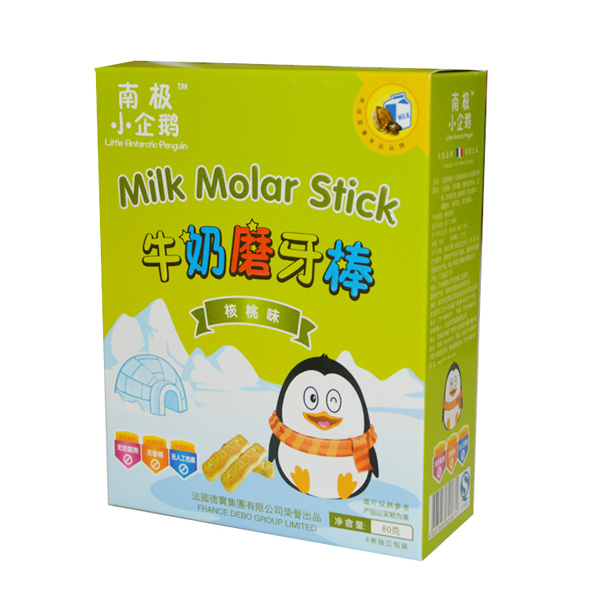 南極小企鵝牛奶磨牙棒核桃味
