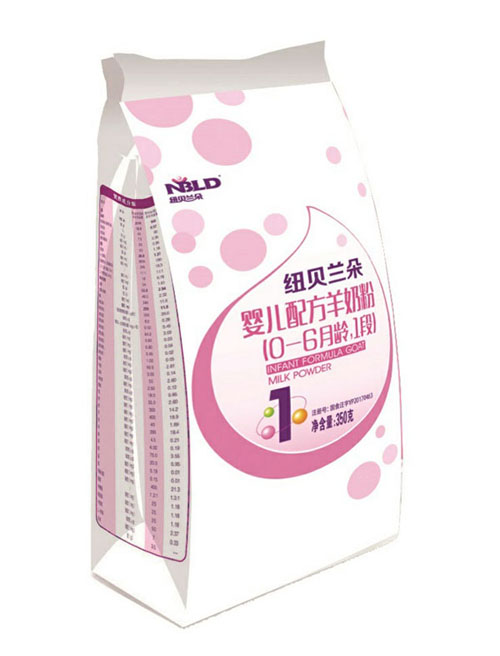 紐貝蘭朵嬰兒配方羊奶粉袋裝350克1段