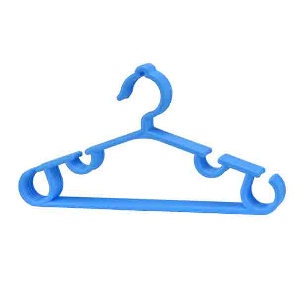 邦貝小象防風晾衣架藍色