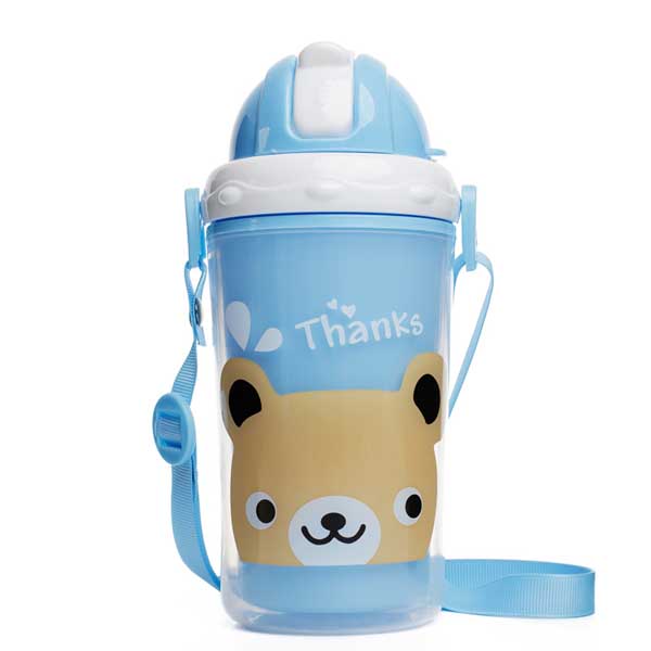 邦貝小象寶寶水杯-藍(lán)色小熊