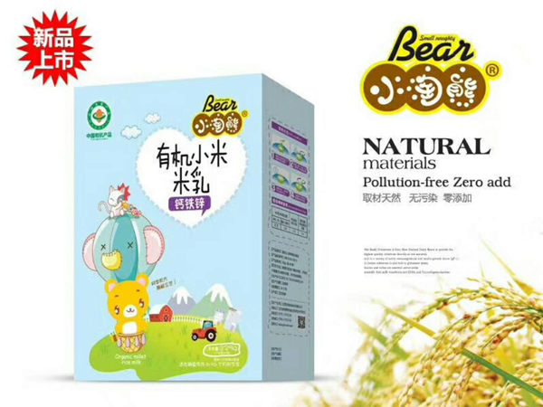 小淘熊有機(jī)小米米乳-鈣鐵鋅盒裝