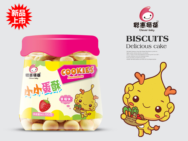 聰惠萌葆小小蛋酥-草莓味