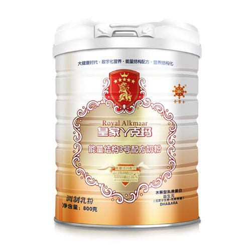 皇家丫克瑪能量結(jié)構(gòu)3號(hào)牛奶粉800克