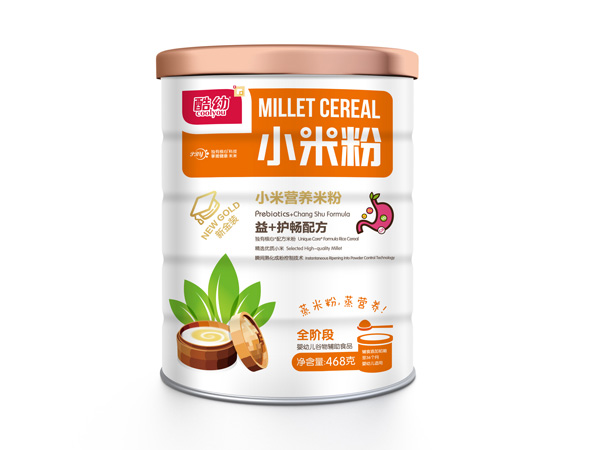 酷幼小米粉-益+護(hù)暢配方-鐵罐