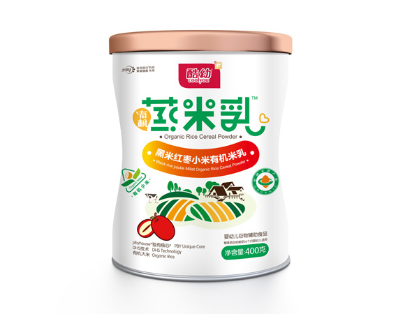 酷幼紅棗黑米有機(jī)蒸米乳