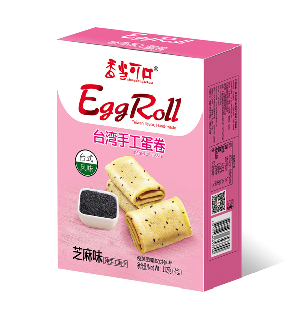 香當(dāng)可口臺(tái)灣手工蛋糕-芝麻味