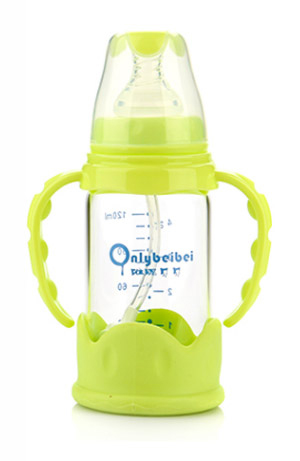 唯昵貝貝WA45標口防摔玻璃奶瓶綠色120ml.jpg 唯昵貝貝WA45標口防摔玻璃奶瓶綠色120ml.jpg