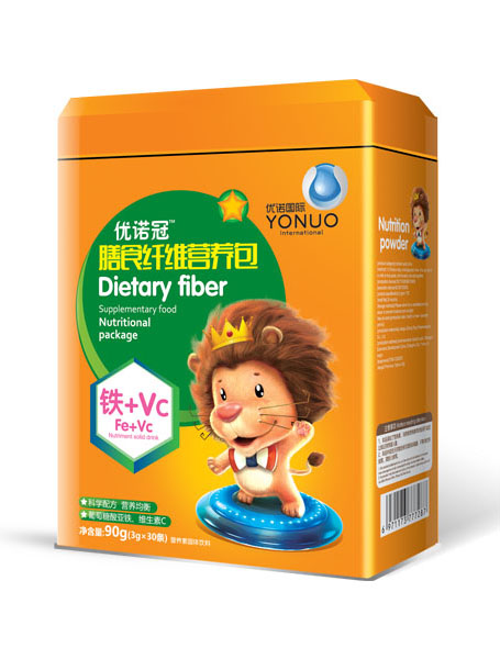 優(yōu)諾冠膳食纖維鐵+VC營(yíng)養(yǎng)包
