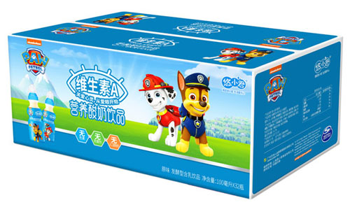 汪汪隊(duì)維生素A營養(yǎng)酸奶飲品(原味)箱裝