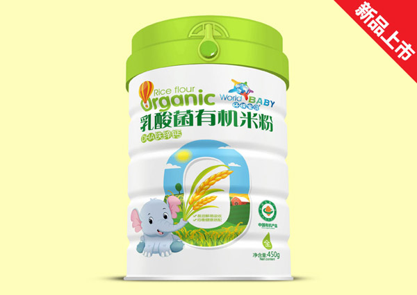 環(huán)球?qū)氊惾樗峋袡C(jī)米粉聽裝-DHA鐵鋅鈣