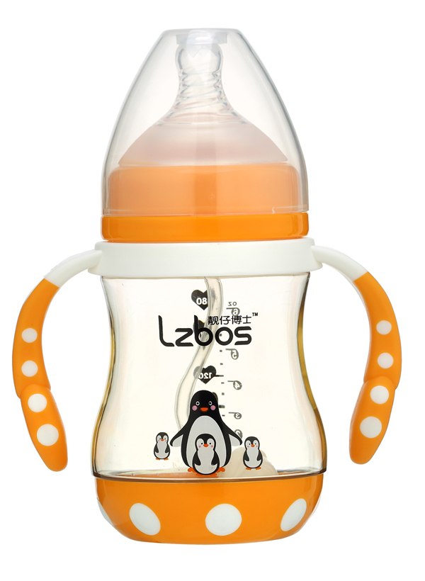 靚仔博士PPSU寬口徑自動(dòng)奶瓶 橙色