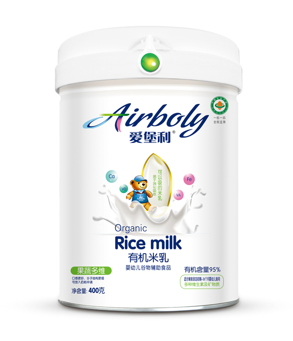 愛堡利果蔬多維有機米乳