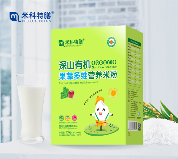 米科特膳深山有機(jī)果蔬多維營養(yǎng)米粉-盒裝600