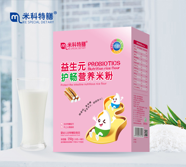 米科特膳益生元護(hù)暢營養(yǎng)米粉-盒裝600