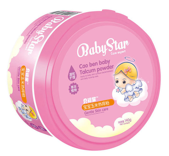 貝福星寶寶玉米熱痱粉