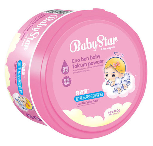 貝福星松花粉爽身粉