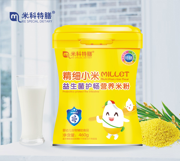 米科特膳精細(xì)小米益生菌護(hù)暢營養(yǎng)米粉 600