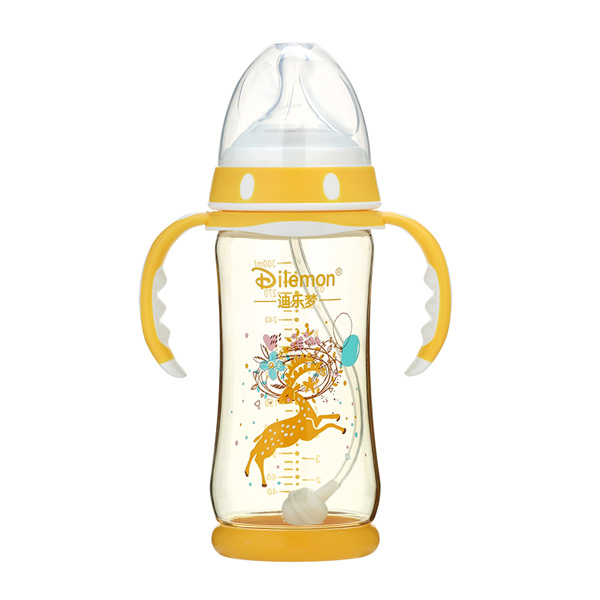 迪樂夢PPSU奶瓶300ml橙色