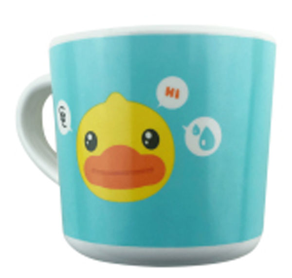 小黃鴨三格抗菌套裝白色 水杯