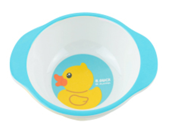 小黃鴨三格抗菌套裝白色 小碗