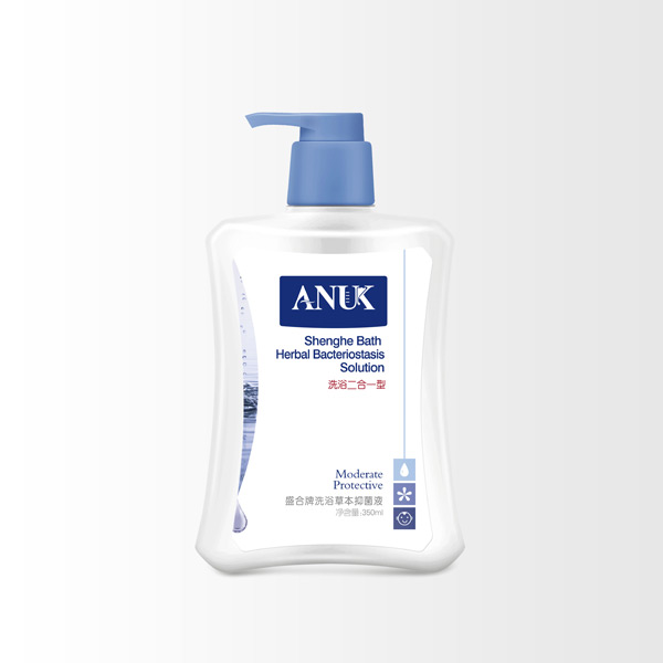 泉嬰愛洗浴草本抑菌液-洗浴二合一型350ml