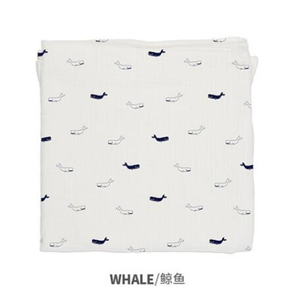 西班牙baby bites嬰兒Muslin多用途純棉襁褓包巾 鯨魚.jpg 西班牙baby bites嬰兒Muslin多用途純棉襁褓包巾 鯨魚.jpg