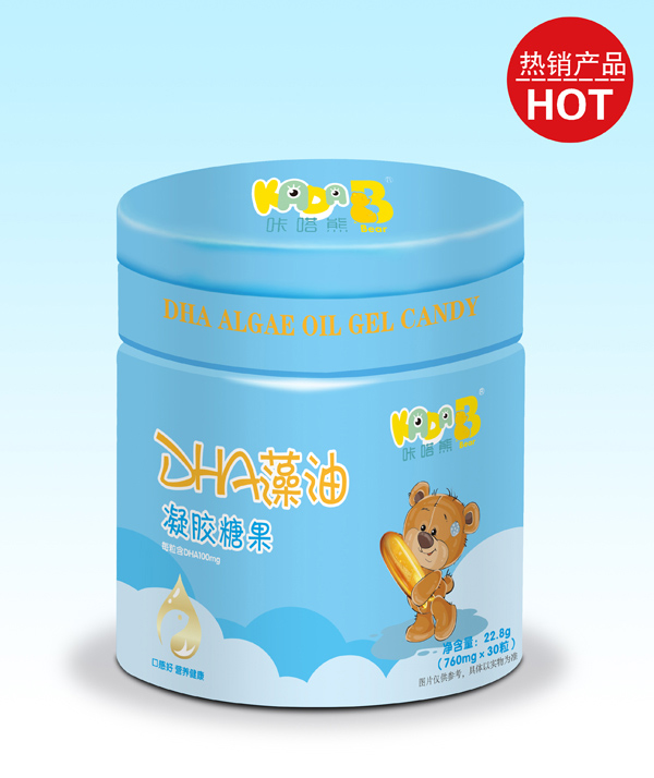 咔嗒熊DHA藻油凝膠糖果