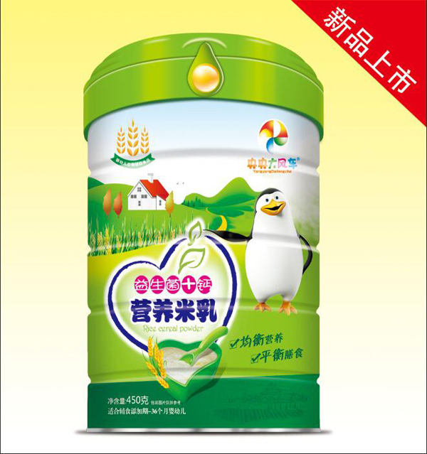 央央大風(fēng)車(chē)營(yíng)養(yǎng)米乳(益生菌+鈣) 罐裝