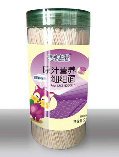善迪松鼠原汁營(yíng)養(yǎng)細(xì)細(xì)面-甜菜根味