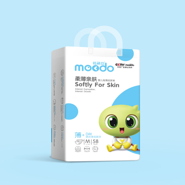悅萌動(dòng)柔薄親膚嬰兒超薄紙尿褲M58