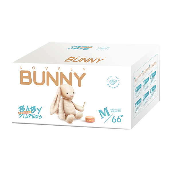 邦尼兔綿柔安撫紙尿褲M66