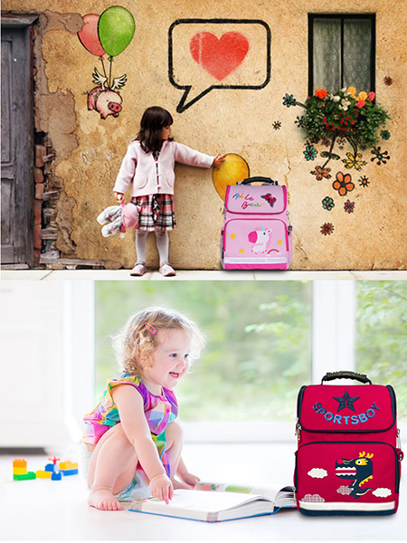 得力熊紅色輕量定型書包.jpg 得力熊紅色輕量定型書包.jpg