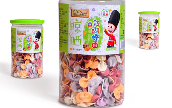 能芝手工真彩蝴蝶面130克.jpg 能芝手工真彩蝴蝶面130克.jpg