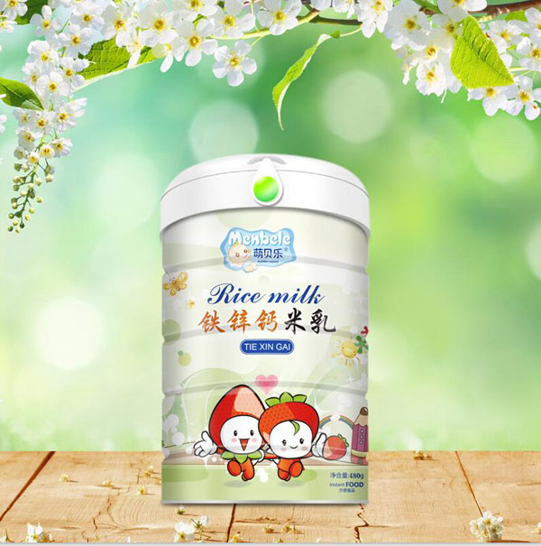 萌貝樂鐵鋅鈣米乳 聽裝