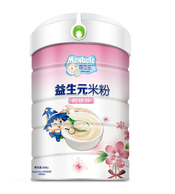 萌貝樂益生元米粉-鈣鐵鋅 聽裝