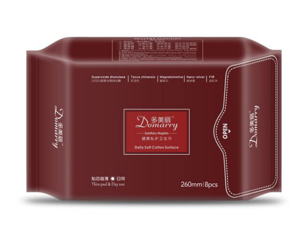 多美麗健康私護衛(wèi)生巾8片-日用260mm