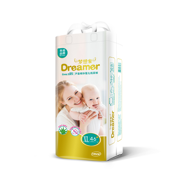 柔非凡夢(mèng)想家蘆薈精華嬰兒紙尿褲XL46
