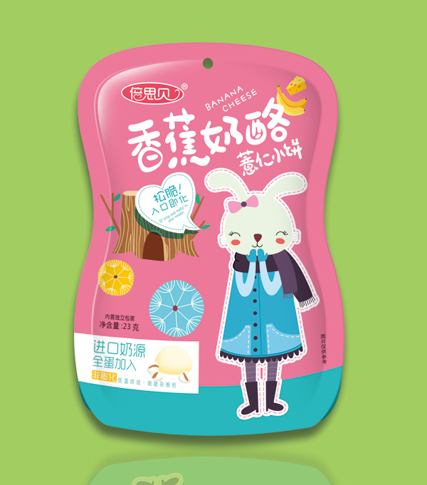 倍思貝香蕉奶酪薏仁小餅
