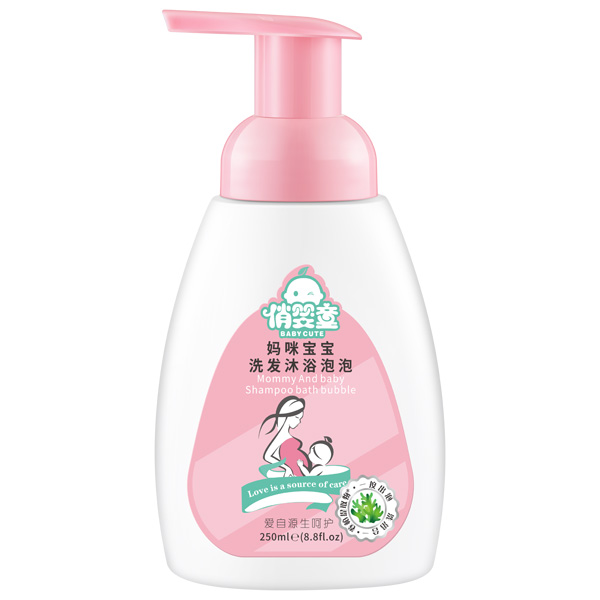 俏嬰童媽咪寶寶洗發(fā)沐浴泡泡