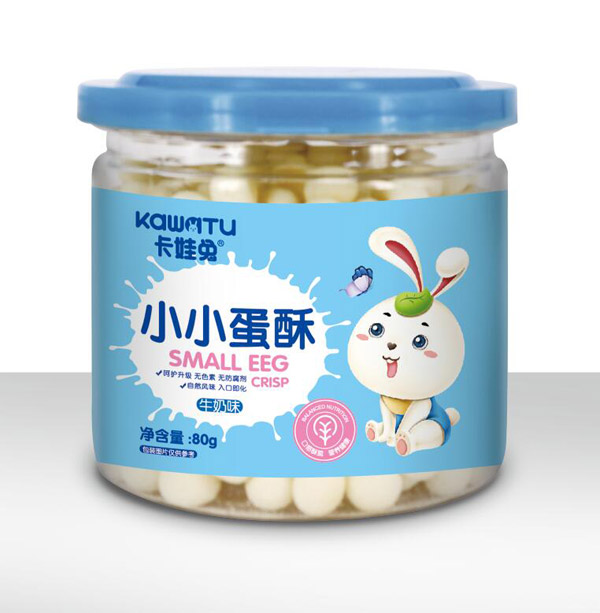 卡娃兔小小蛋酥-牛奶味